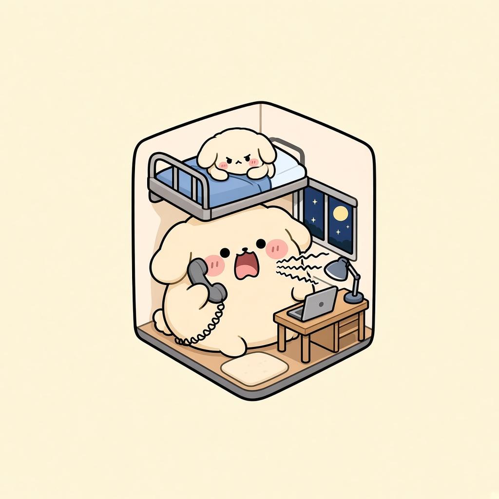 밤새 통화